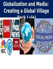 what is global village in globalization|Globalization and media: Creating the global village .